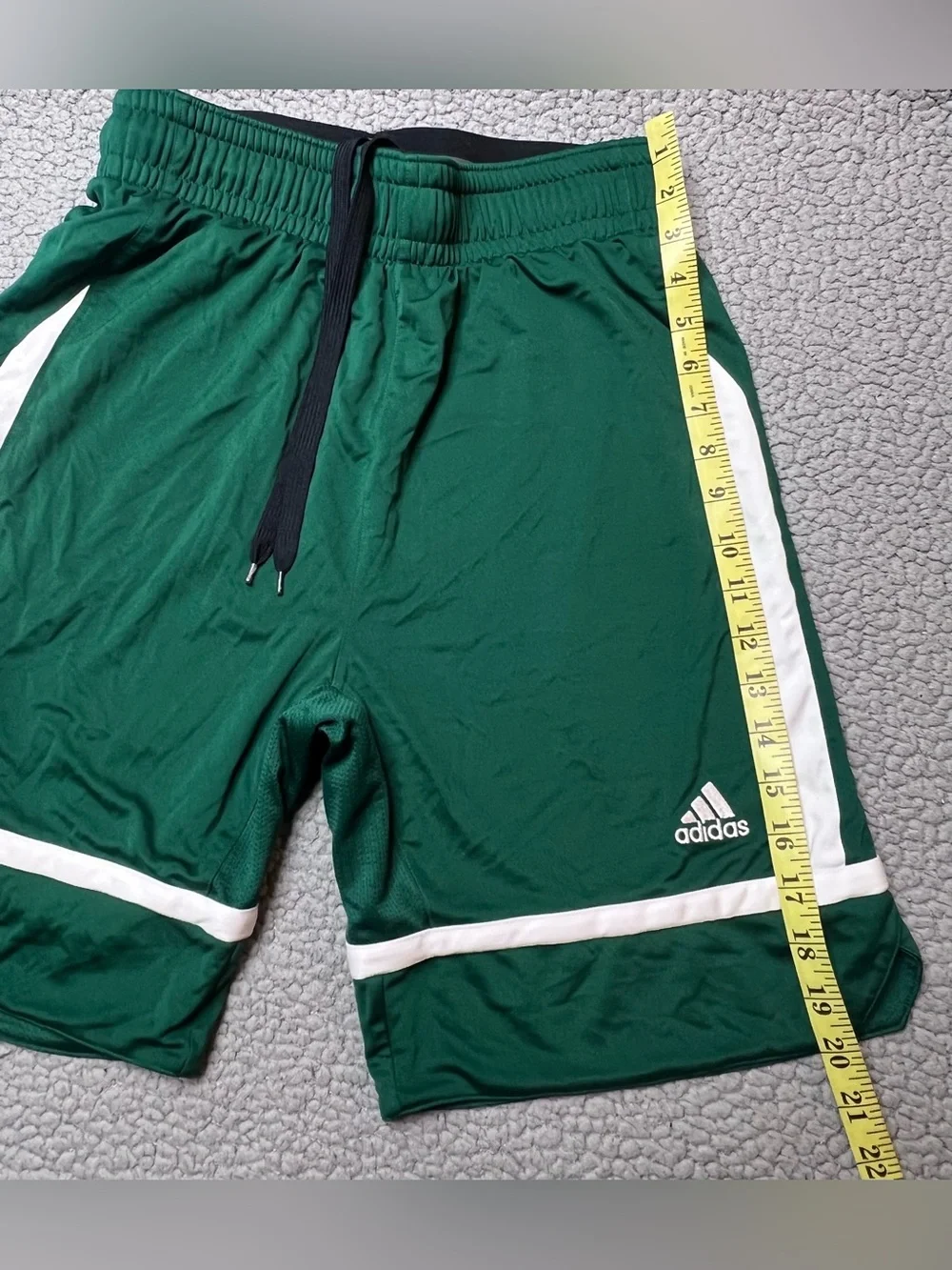 Adidas Squadra 25 Soccer Shorts Big Boys Size Medium Greens & White Athletic